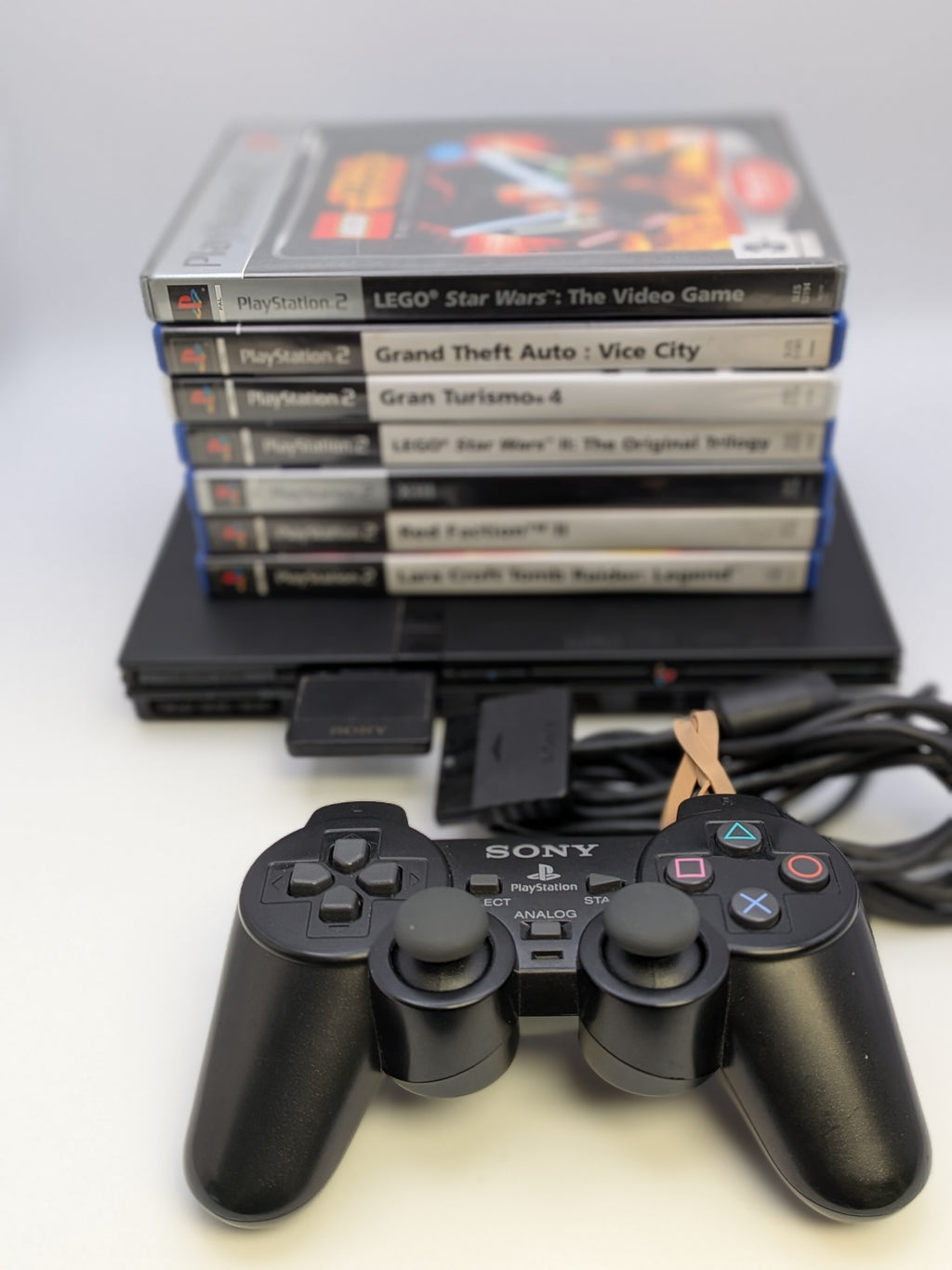 Sony PS2 Bundle, 60GB Black, Grade B