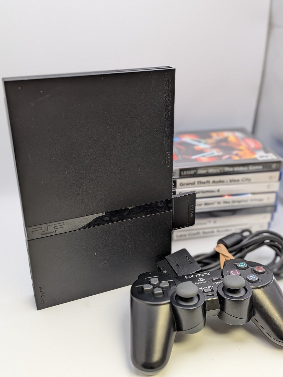 Sony PS2 Bundle, 60GB Black, Grade B