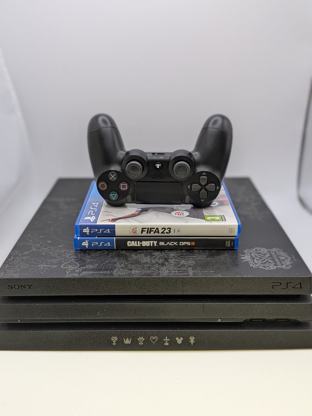 Sony PS4 Pro Kingdom of Hearts Edition Bundle, 1TB Black, Grade B