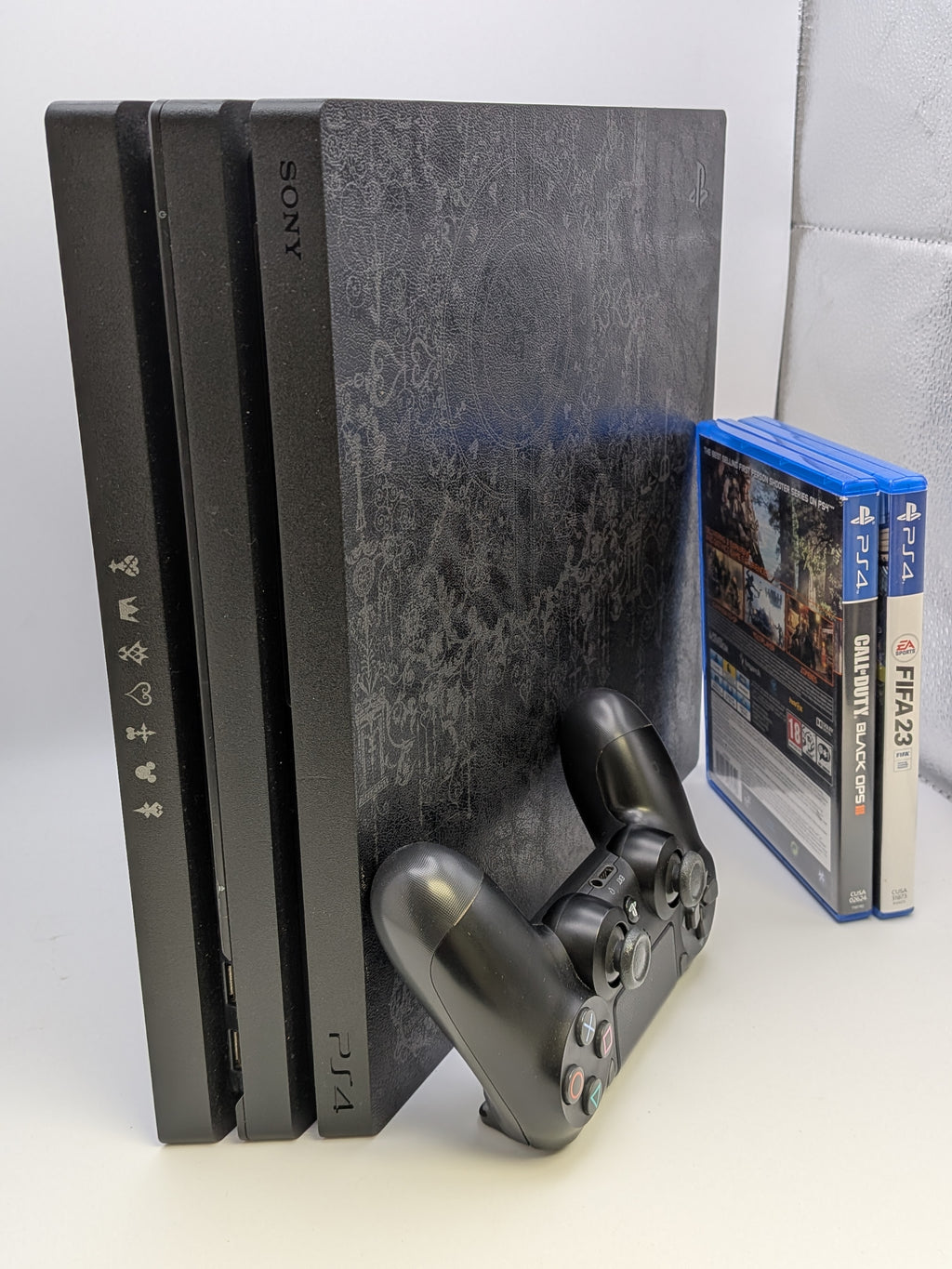 Sony PS4 Pro Kingdom of Hearts Edition Bundle, 1TB Black, Grade B