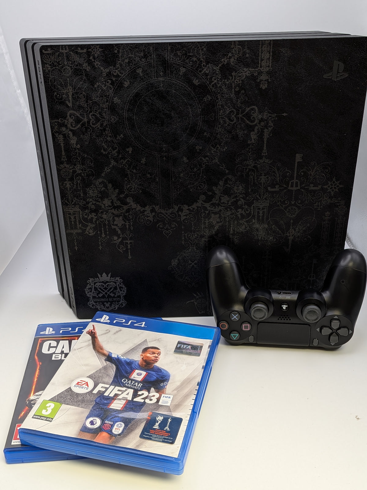 Sony PS4 Pro Kingdom of Hearts Edition Bundle, 1TB Black, Grade B