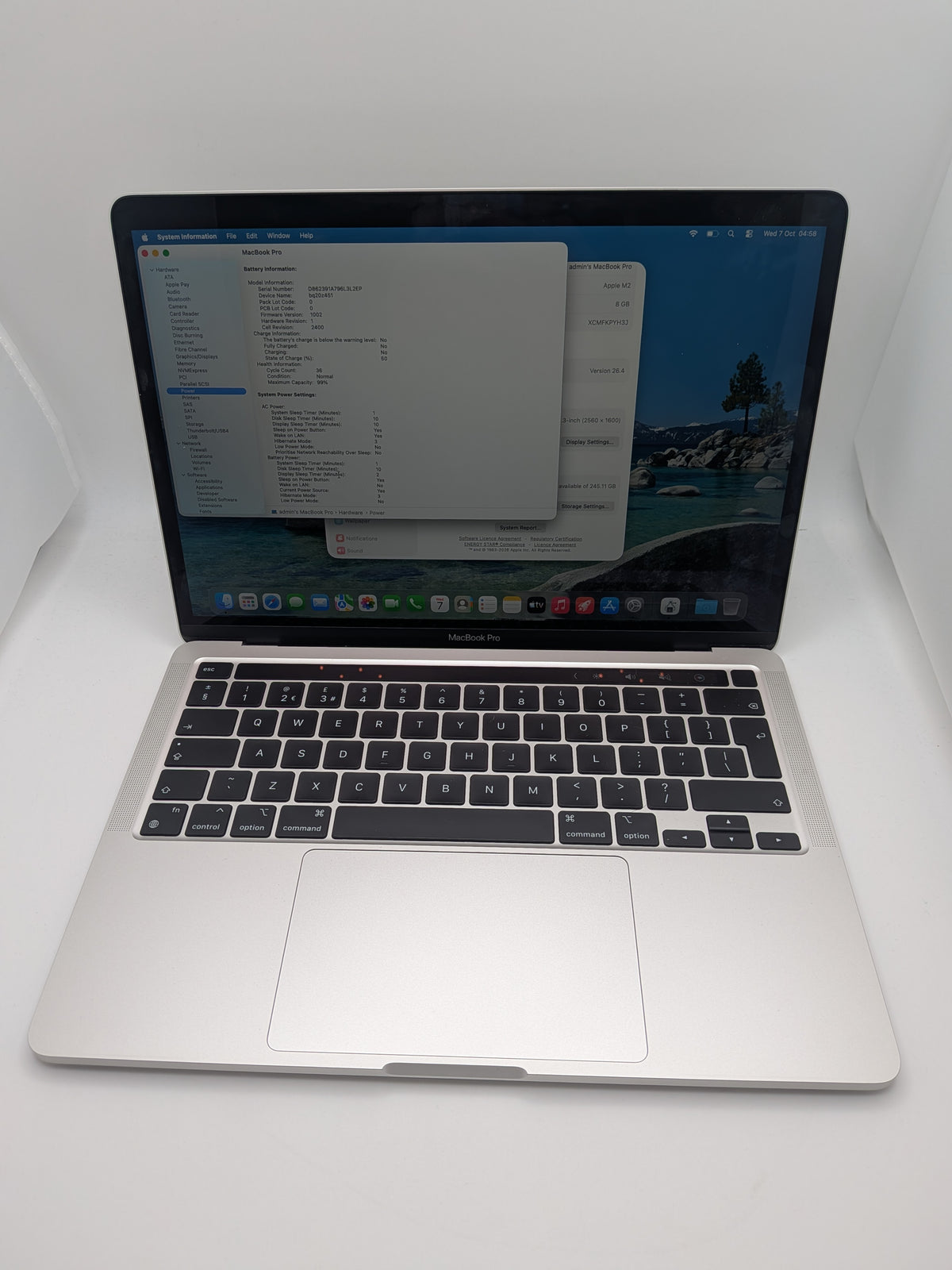 Apple MacBook Air 13" M2 256GB silver, Grade B