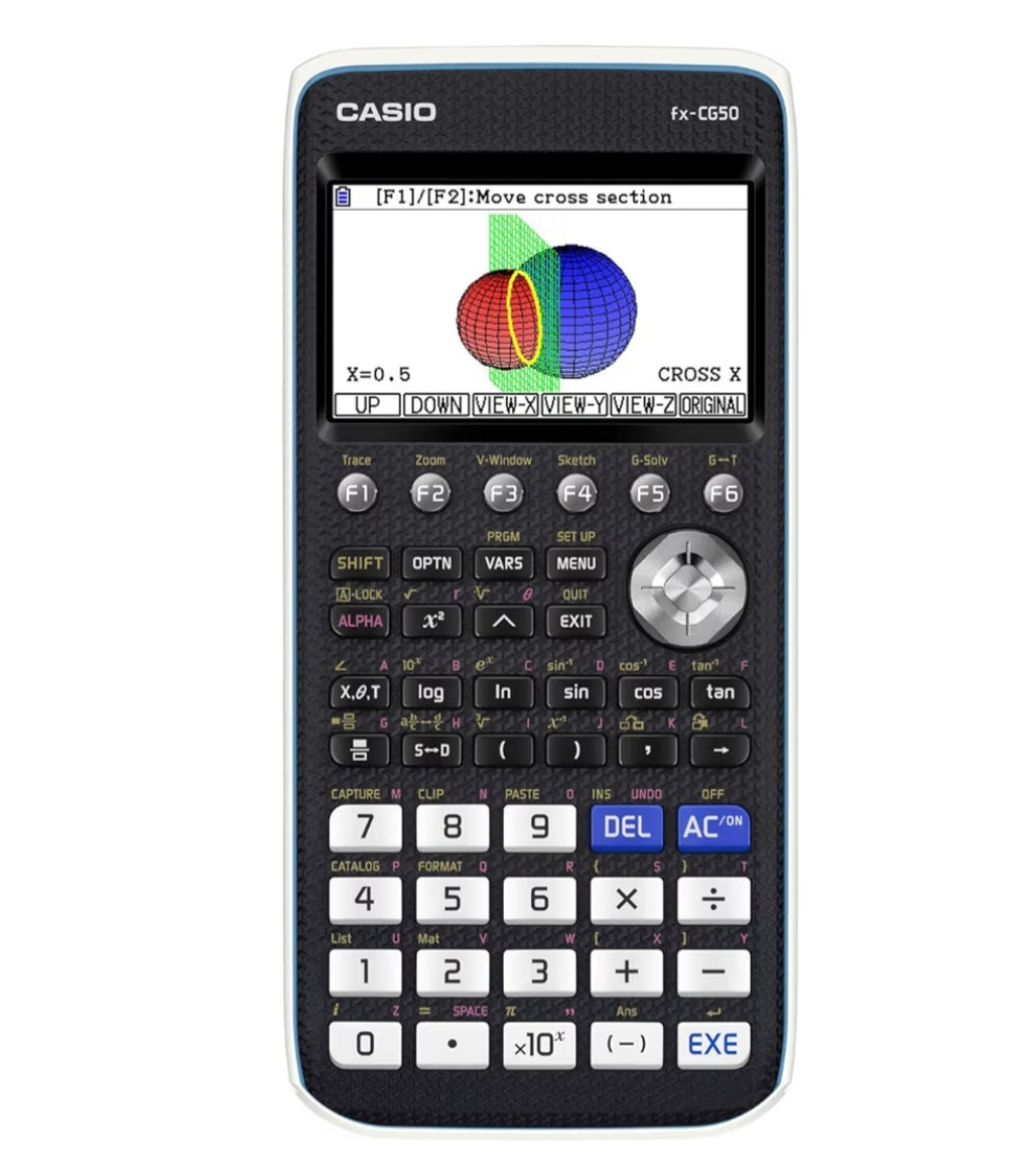 Casio fx-CG50 colour graphic calculator, Grade A