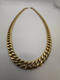 18ct Gold Curb Chain, 24 inch, 30.09g