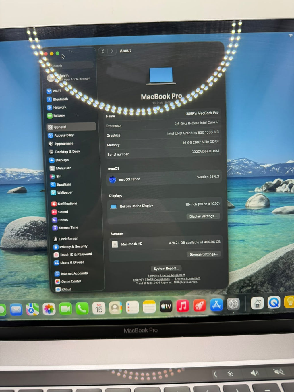 Apple MacBook Pro 13" 2019 16GB, 512GB Core i7 Space Grey, Grade B