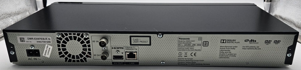 Panasonic DMR-EX97 Dual Tuner 500GB Freeview Recorder, Grade B