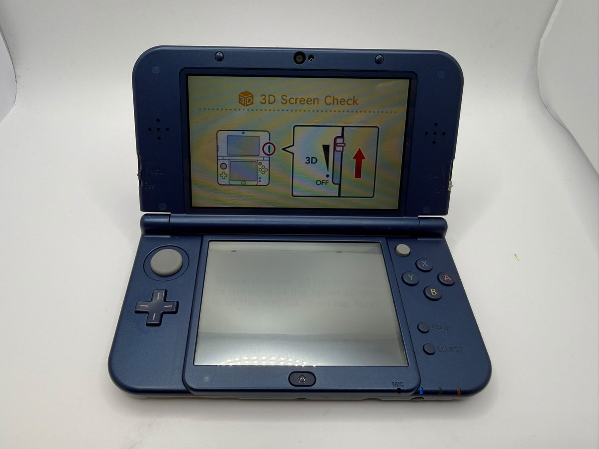 “New” Nintendo 3DS XL Limited Edition Galaxy Style + 8 Games, Grade B