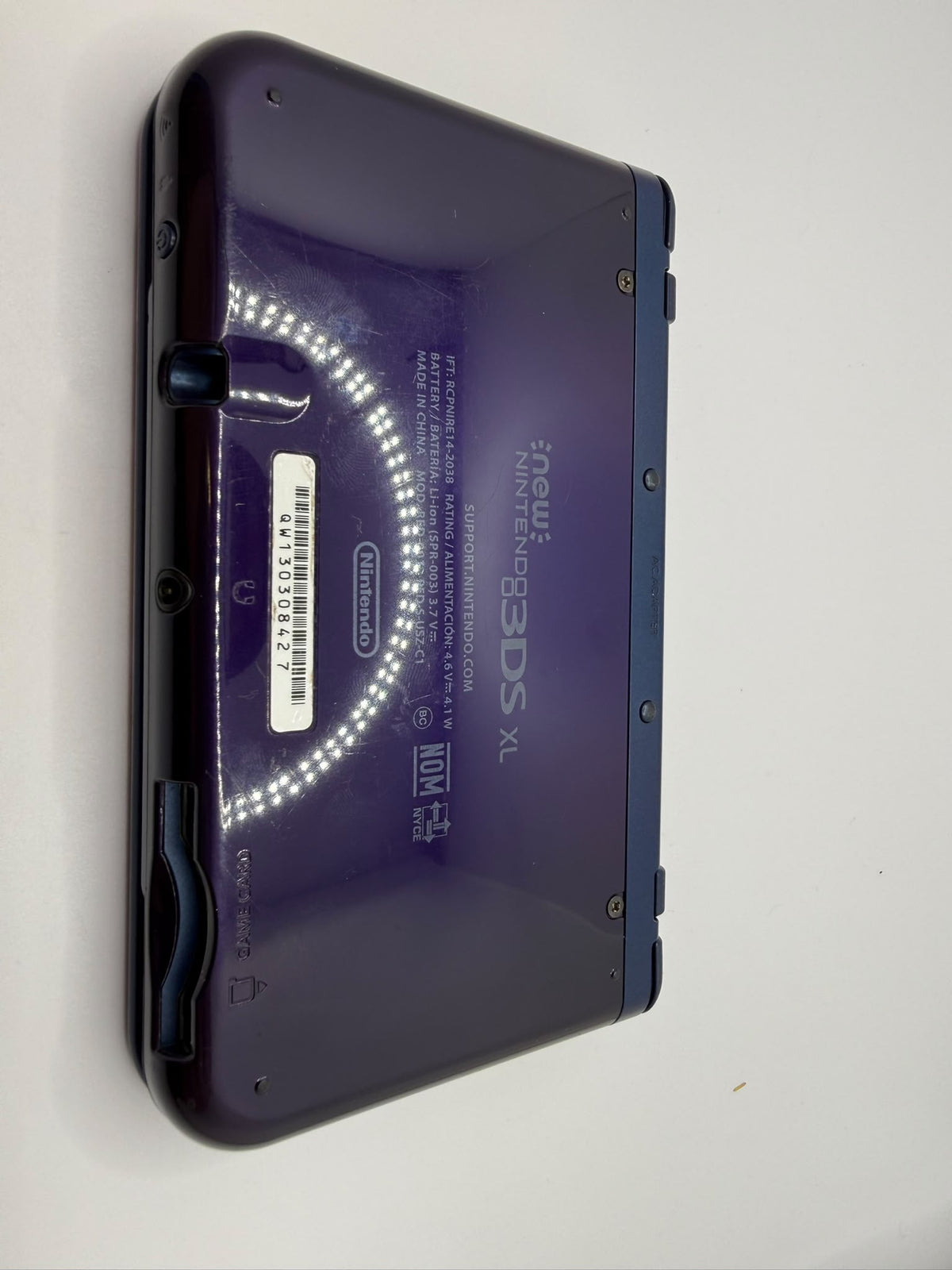“New” Nintendo 3DS XL Limited Edition Galaxy Style + 8 Games, Grade B