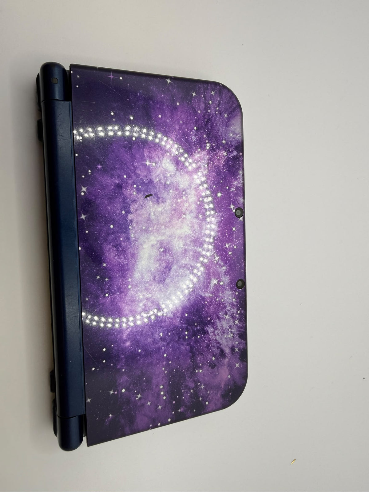 “New” Nintendo 3DS XL Limited Edition Galaxy Style + 8 Games, Grade B