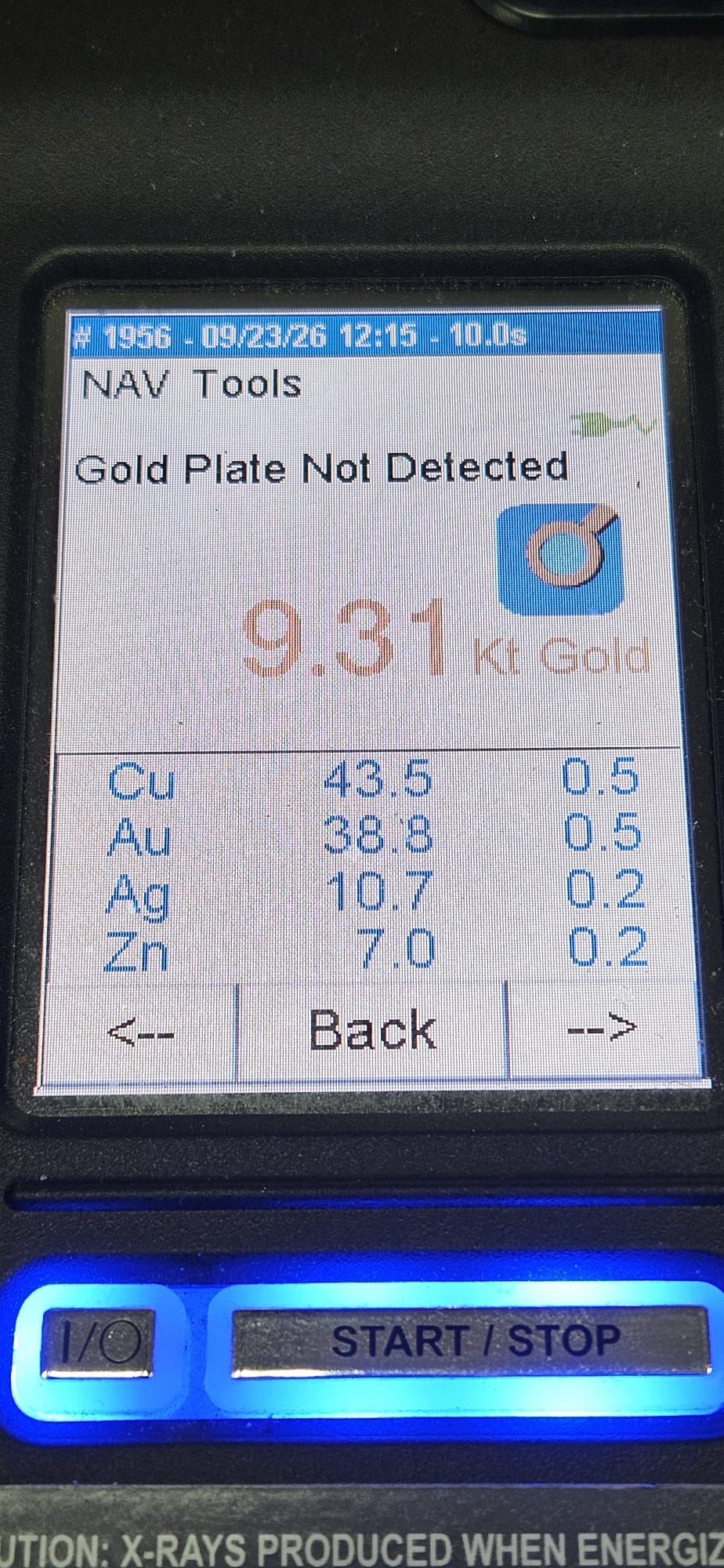 9ct Gold Band Ring, Size O, 4.66g