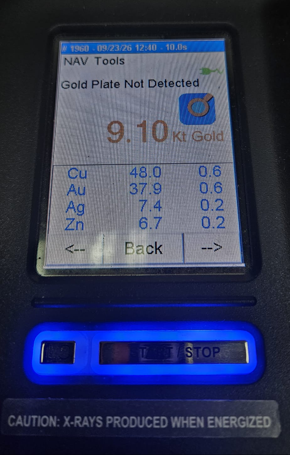9ct Band Ring , Size M, 3.52g