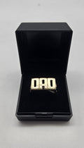 9ct Gold Dad Ring , 6.55g , Size S