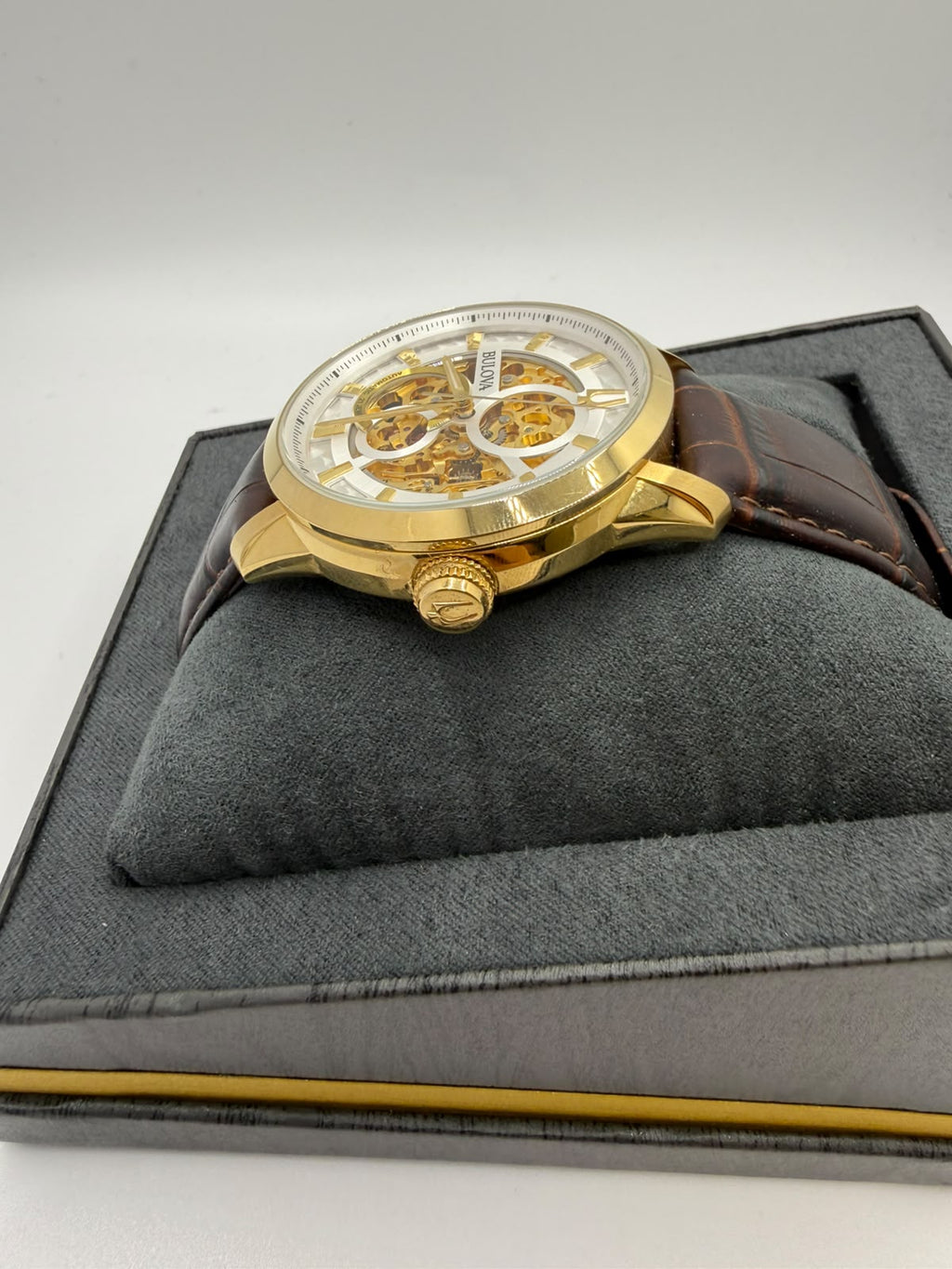 Bulova Men's Classic Sutton Automatic Skeleton Dial Watch (Model 97A138) Grade A