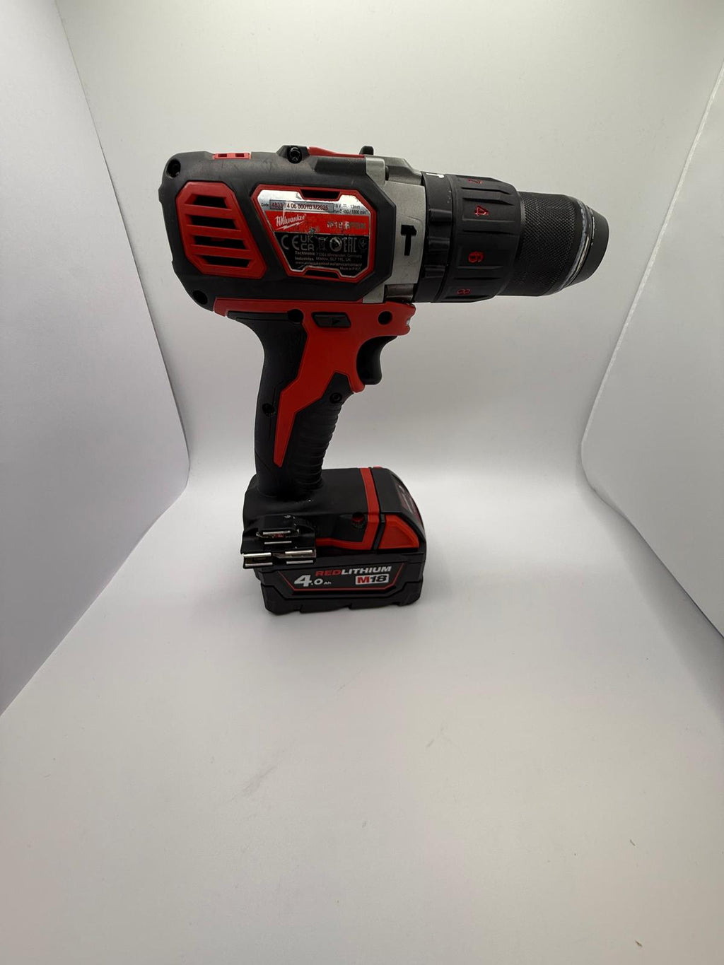 Milwaukee M18 BPP4C-402B 18V 2 x 4.0Ah Li-Ion RedLithium Cordless 4 Piece Kit, Grade A