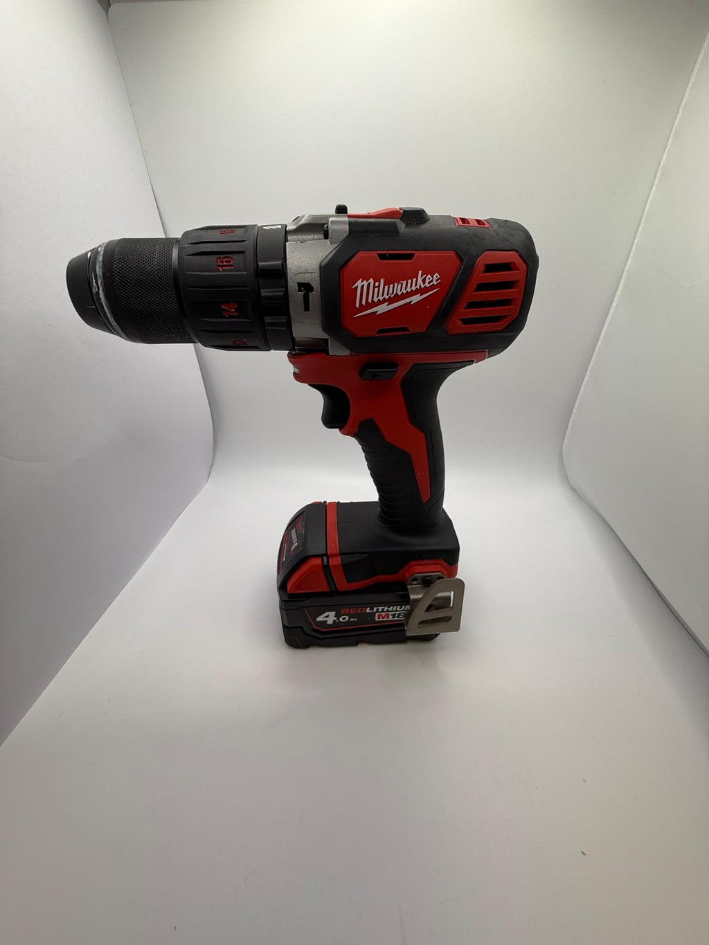 Milwaukee M18 BPP4C-402B 18V 2 x 4.0Ah Li-Ion RedLithium Cordless 4 Piece Kit, Grade A