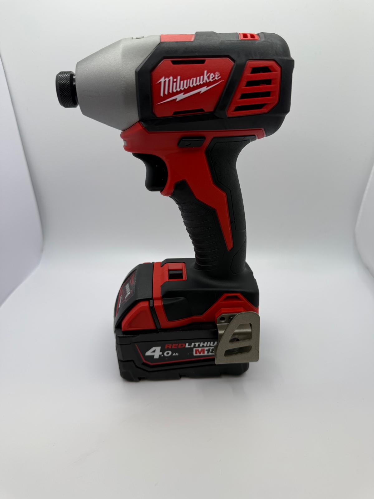 Milwaukee M18 BPP4C-402B 18V 2 x 4.0Ah Li-Ion RedLithium Cordless 4 Piece Kit, Grade A