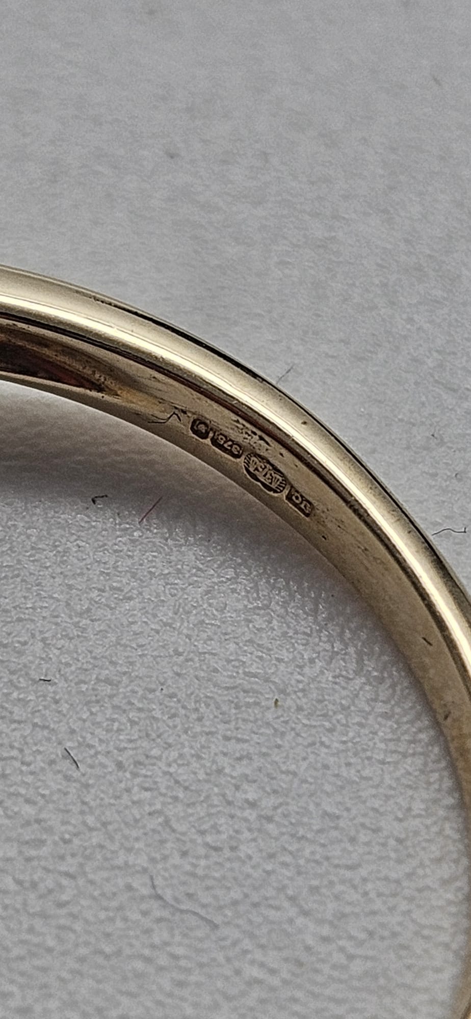 9ct Gold Ring with Stone, Size N ½, 3.53g