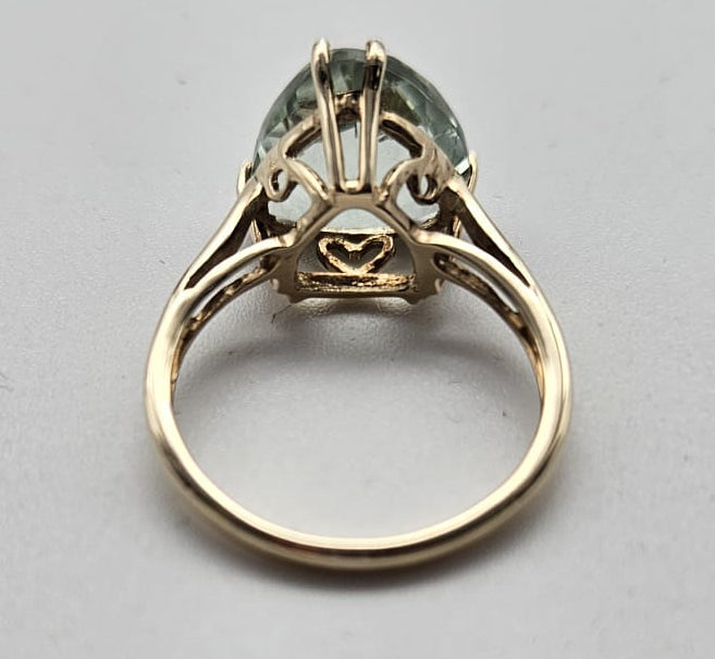 9ct Gold Ring with Stone, Size N ½, 3.53g