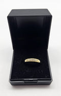18ct Diamond Band Ring, Size M, 3.13g