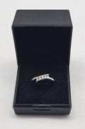 9ct White Gold Diamond Ring, Size M, 1.57g