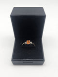 9ct Gold Orange Stone Ring, Size Q, 1.67