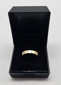 9ct Gold Band Ring, Size N, 3.3g