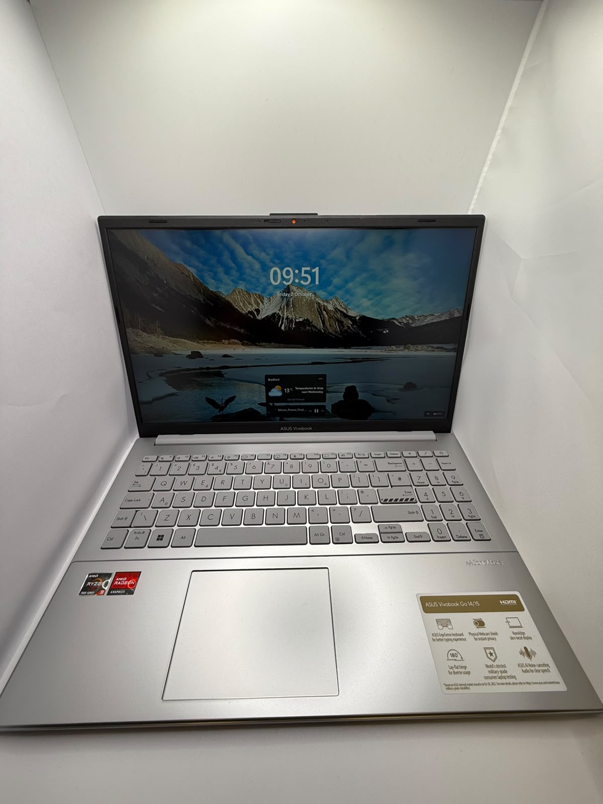Asus Vivobook Go 15, Silver Grade A