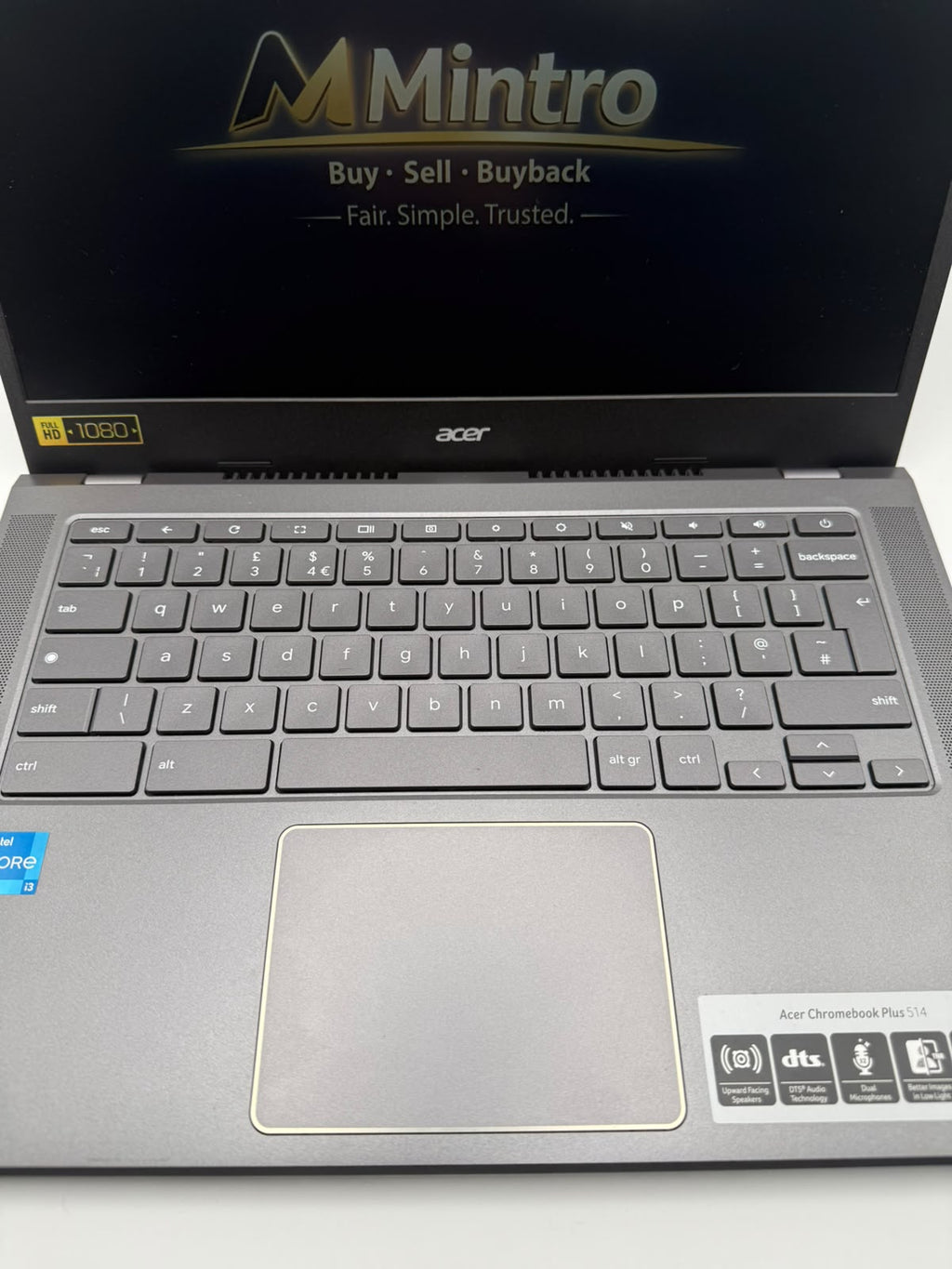 Acer Chromebook Plus 128GB, Grade B.
