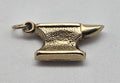 9ct Gold Anvil Charm , 0.7g