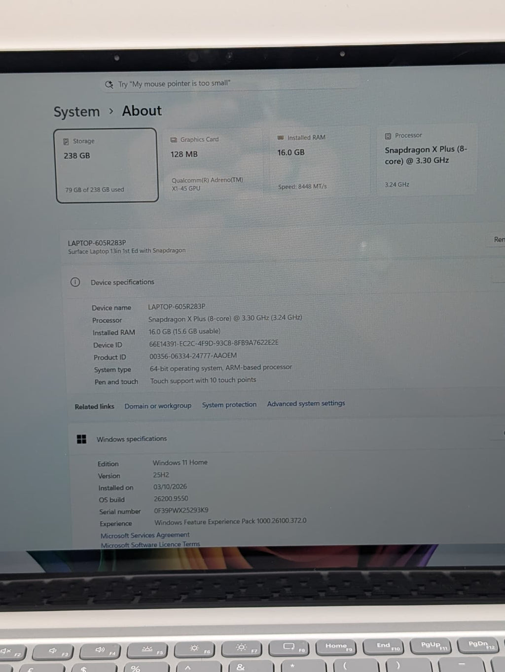 Microsoft Surface Model 2095, Grade A