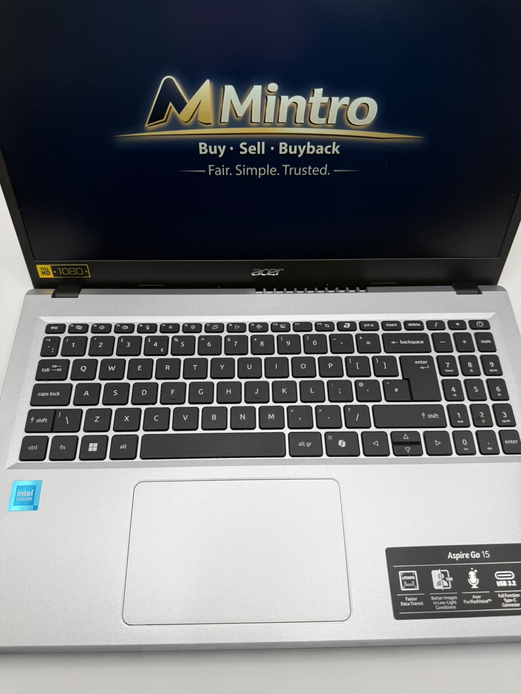 Acer Laptop aspire go 15 128GB, Grade B.