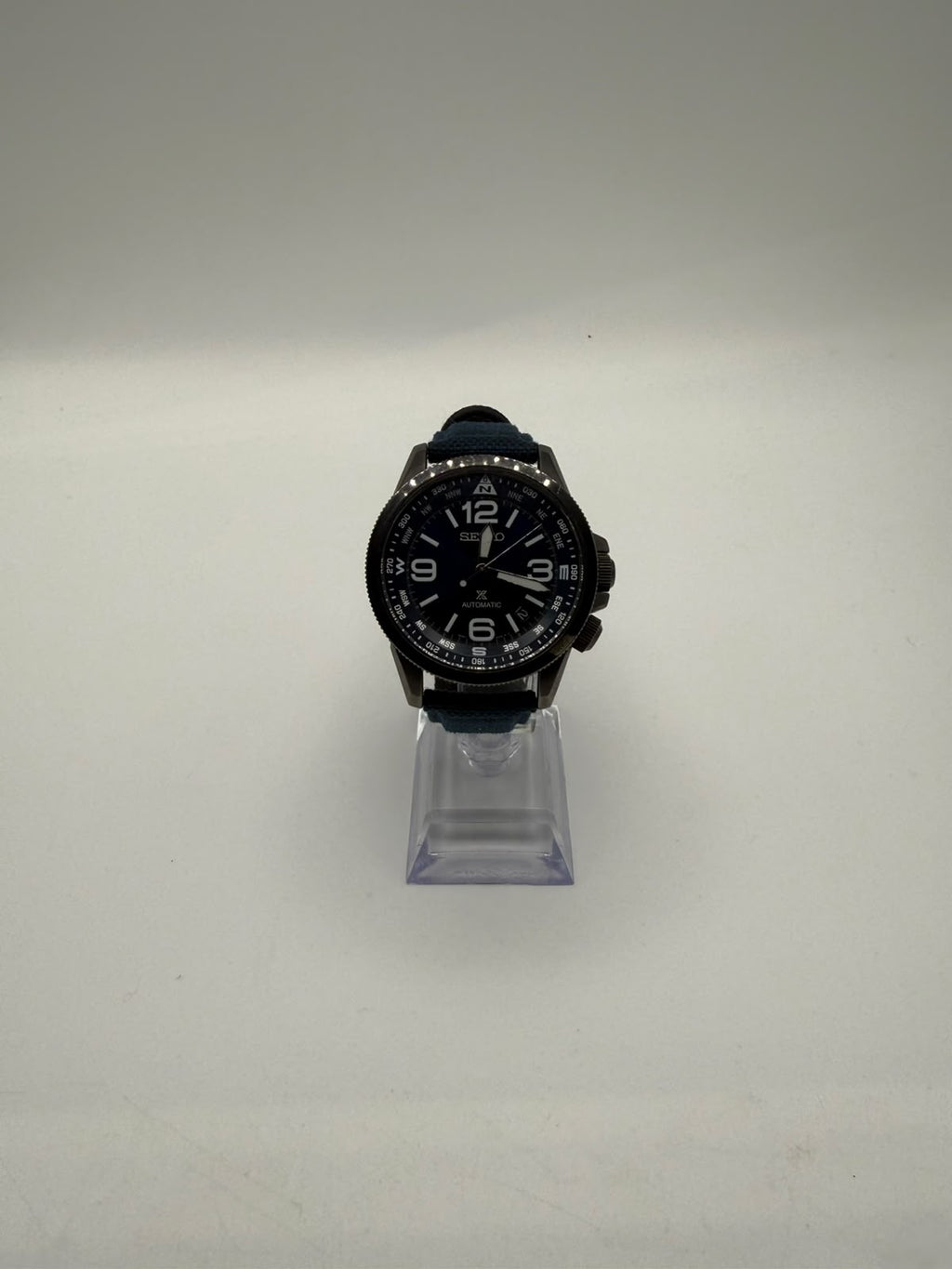 Seiko Watch Blue Strap, Grade B.