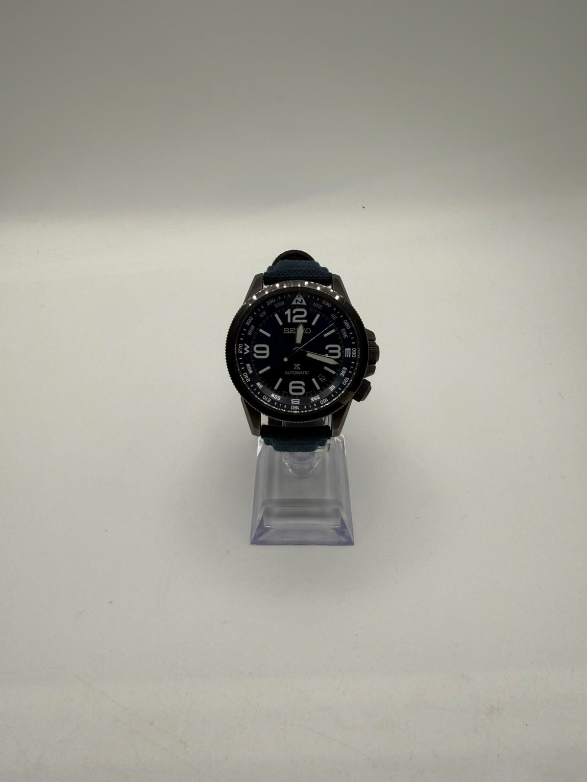 Seiko Watch Blue Strap, Grade B.