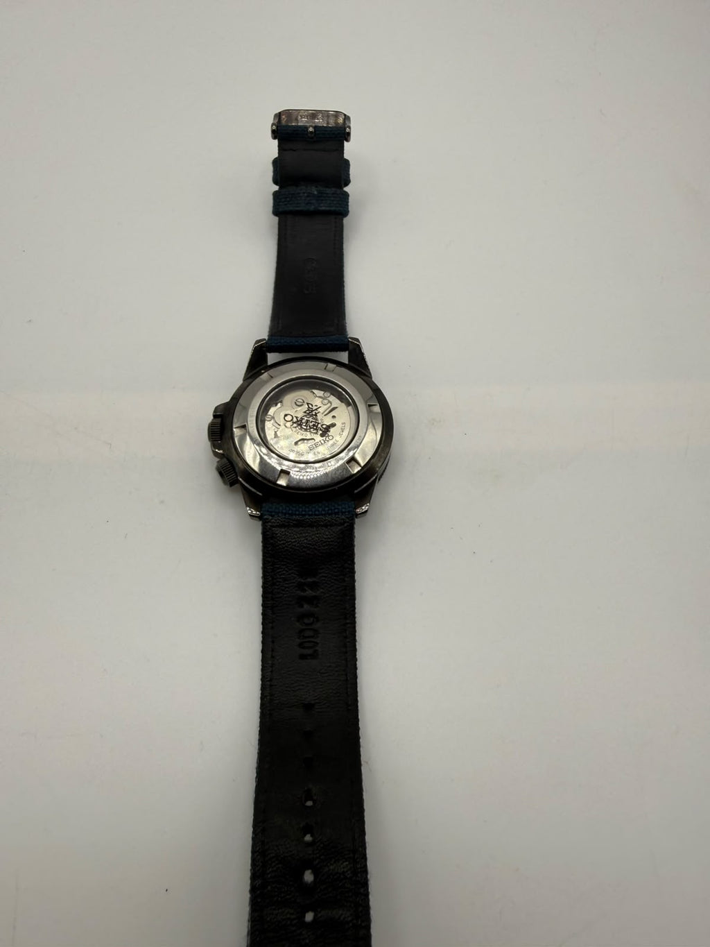 Seiko Watch Blue Strap, Grade B.