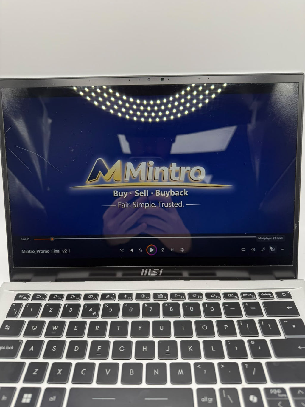 MSI Prestige 14 Evo 477GB, Grade B.