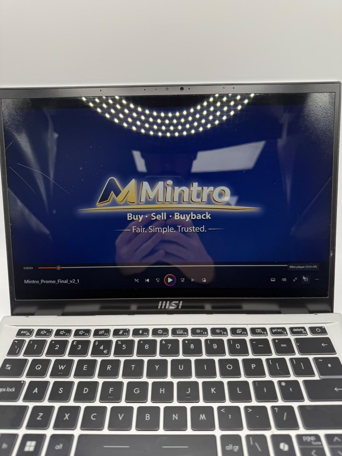 MSI Prestige 14 Evo 477GB, Grade B.