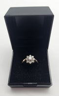 9ct Cubic Zirconia Gold Ring , Size O½, 2.48