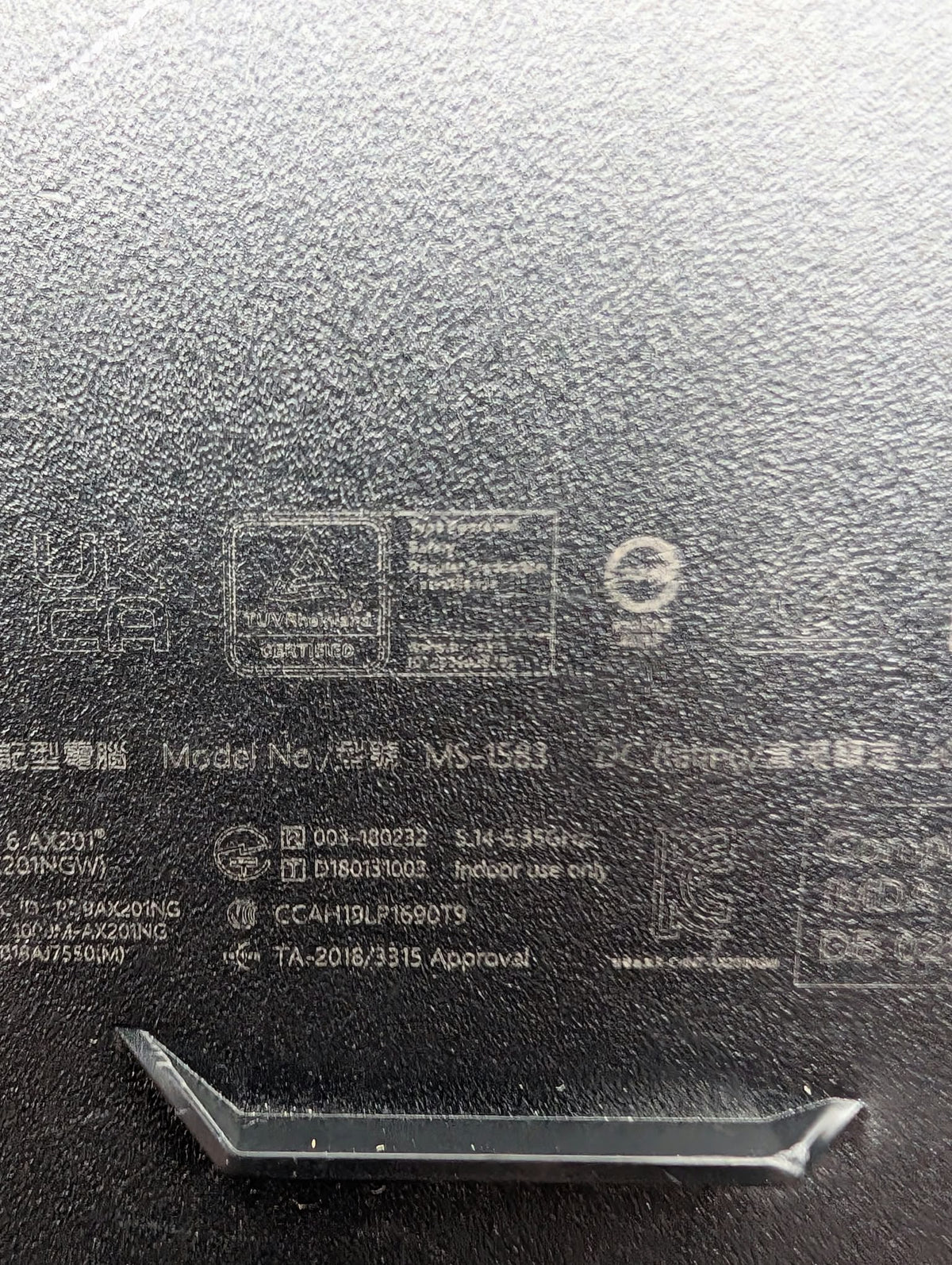 MSI 1583 Laptop, Grade C
