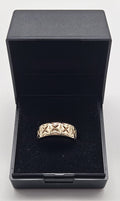 9ct Band Ring , Size M, 3.52g