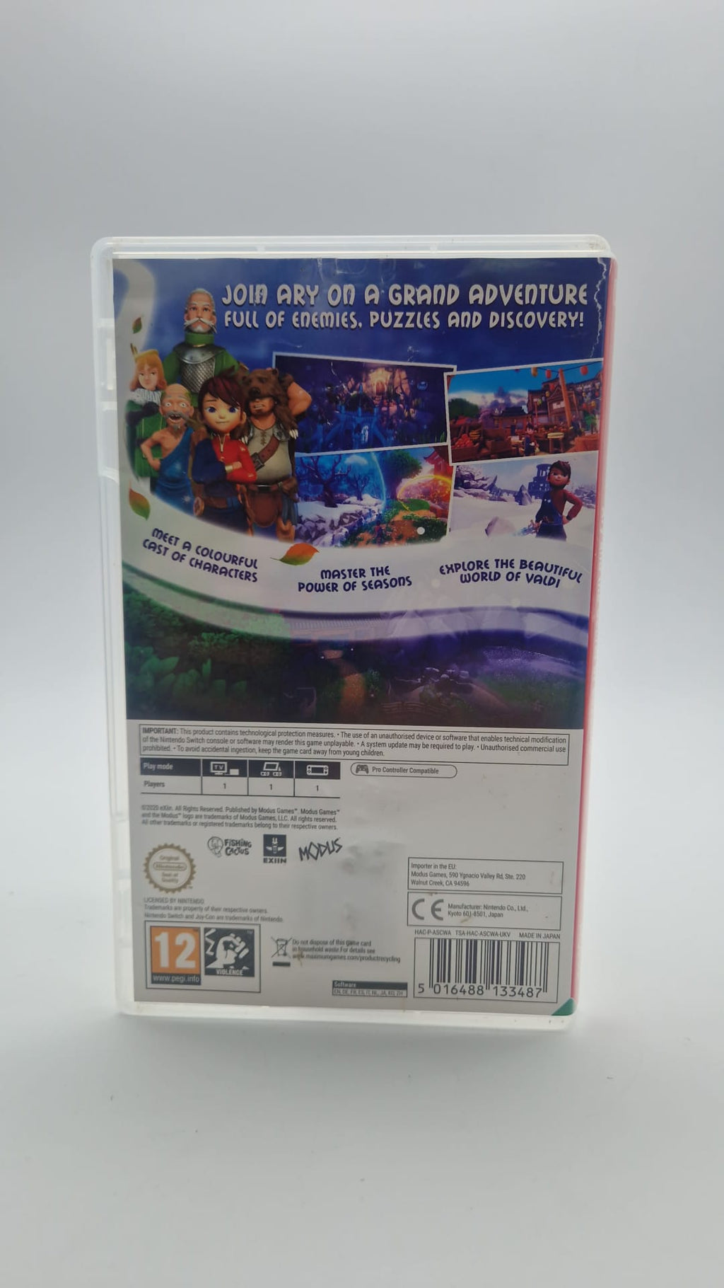 Ary And The Secret Of Seasons (Nintendo Switch), Grade A
