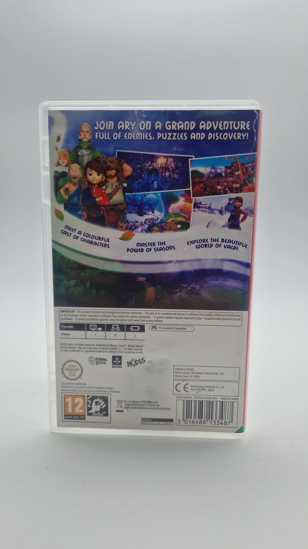 Ary And The Secret Of Seasons (Nintendo Switch), Grade A