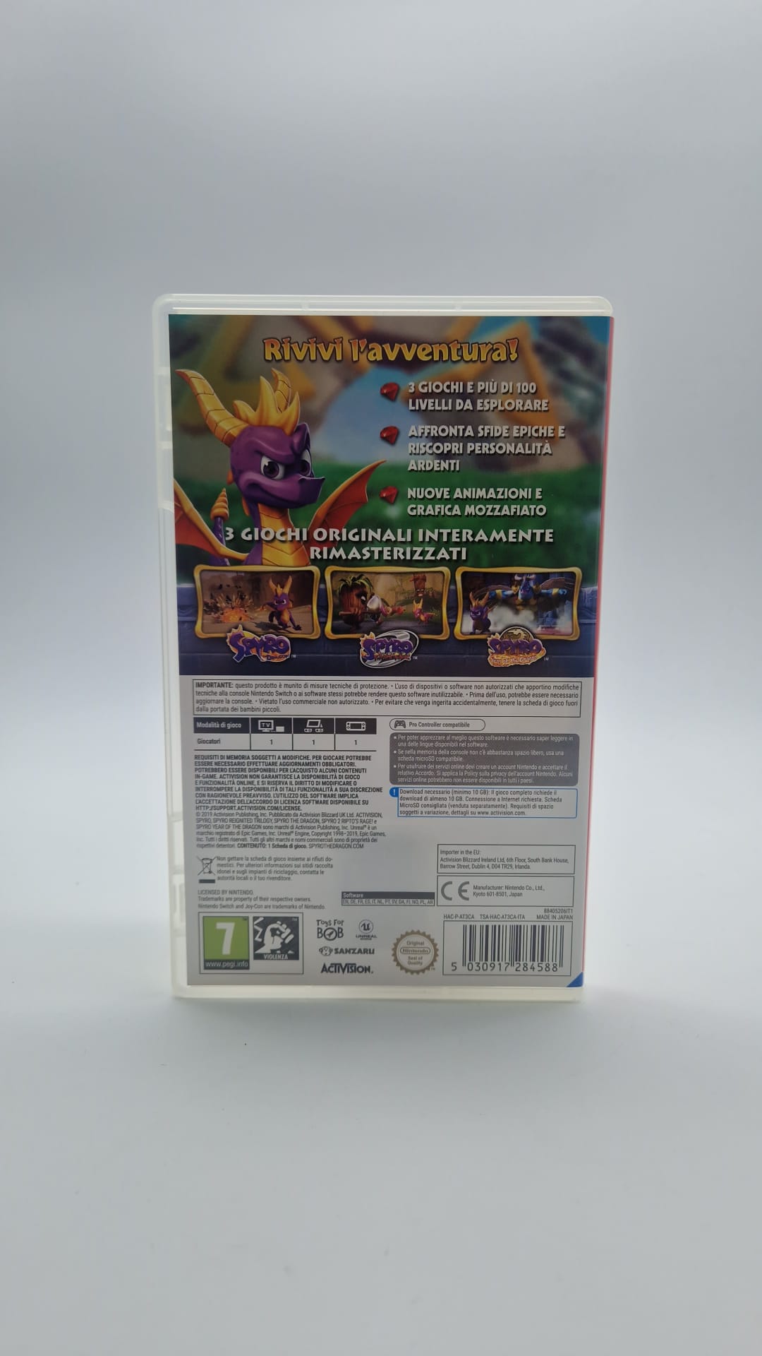 Spyro Reignited Trilogy (Nintendo Switch), Grade A