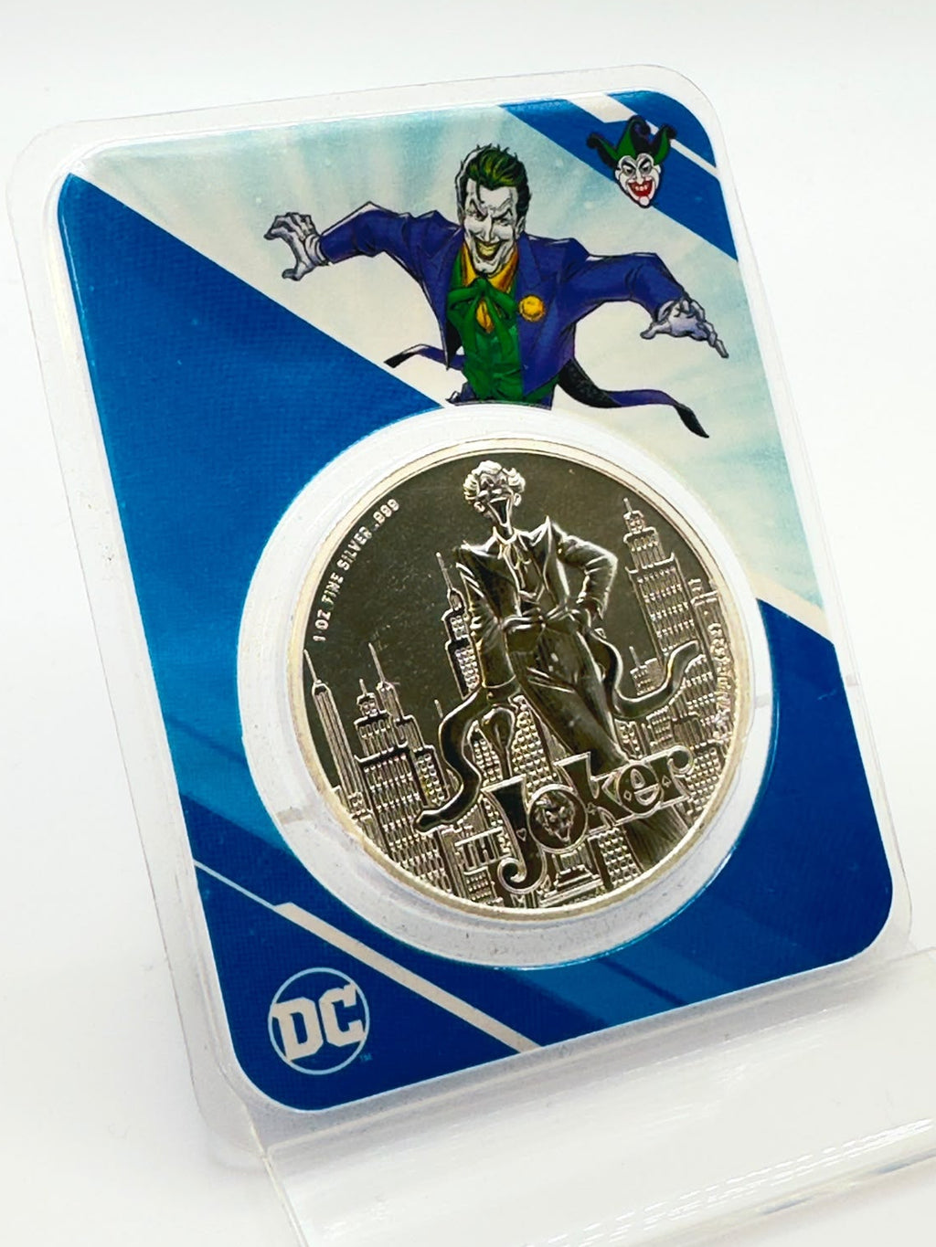 DC Comics "The Joker" 1oz .999 Silver Coin