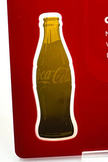 Coca Cola Gold Bottle 1/1000 oz with Certificate Card