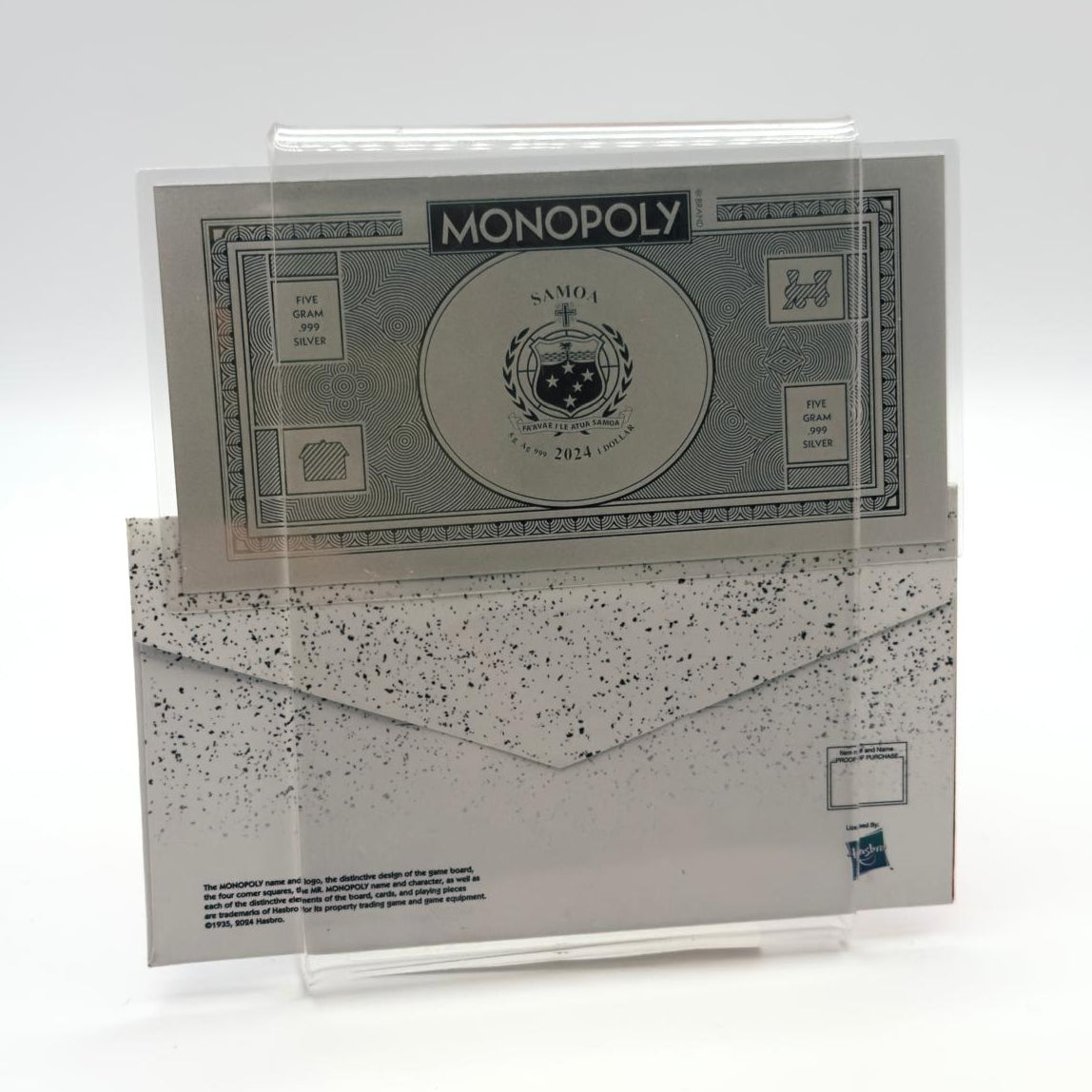 Monopoly 999 Silver $1 Note, 5g