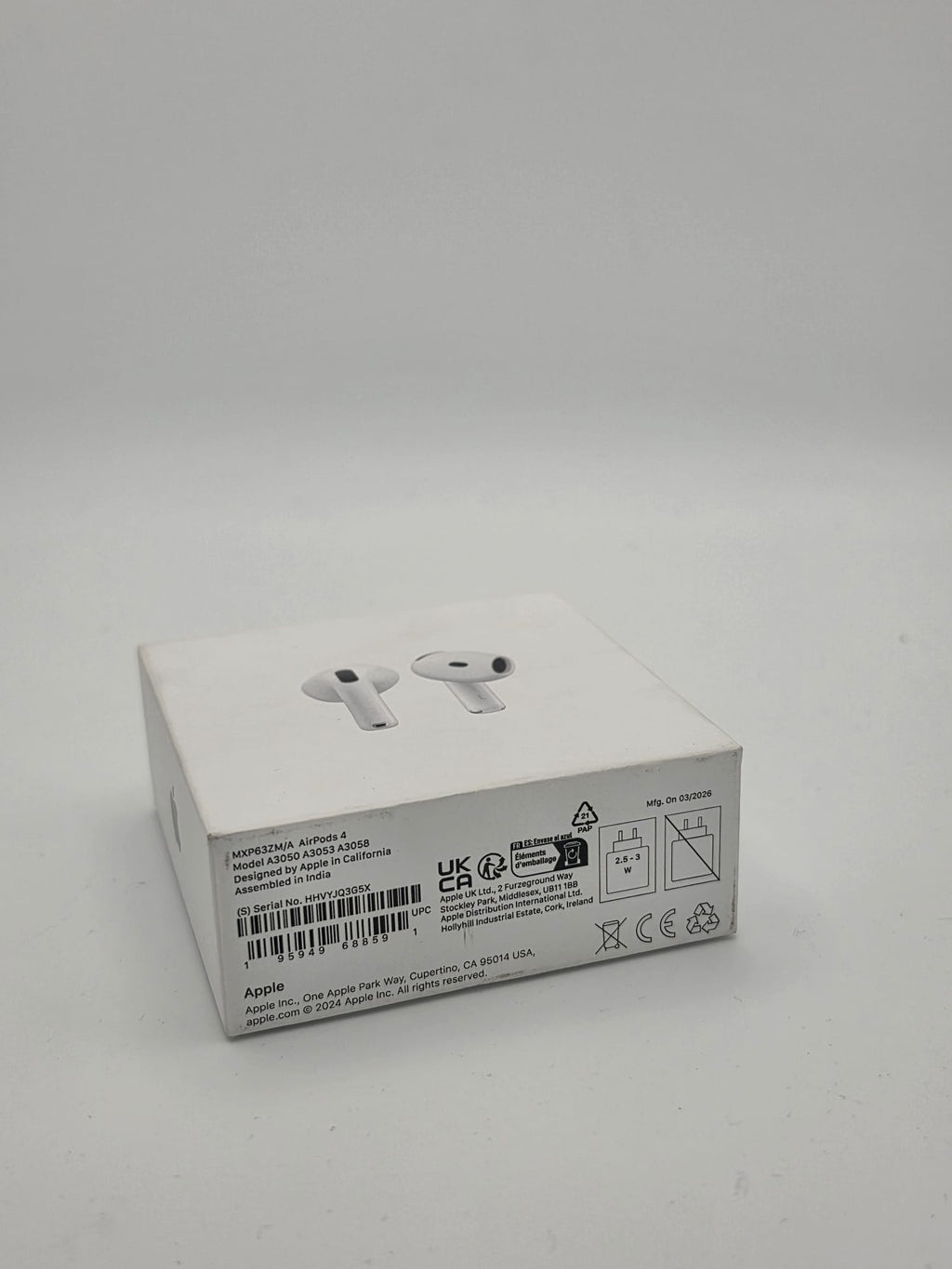 Apple AirPods 4, White, Grade A