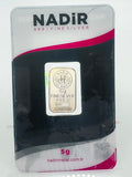 Nadir Metal Rafineri, Silver Bullion, 5g, 999 silver