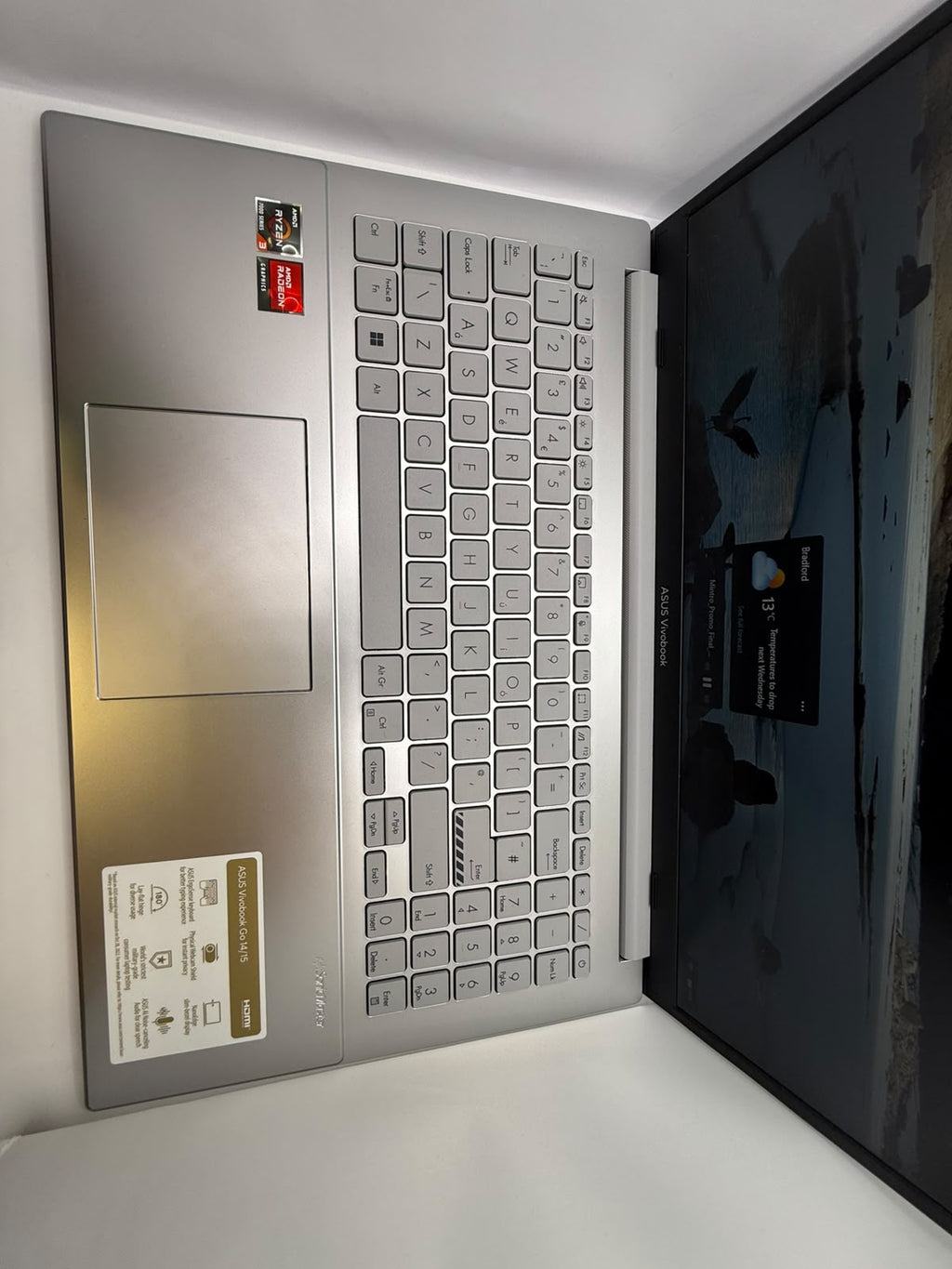 Asus Vivobook Go 15, Silver Grade A