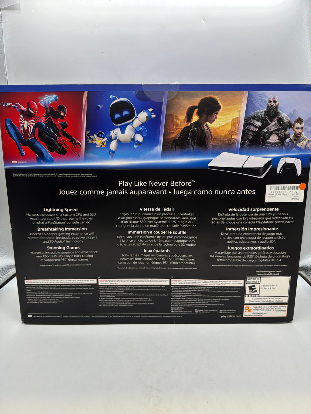 Sony PS5 Slim Digital 825GB White, Grade A