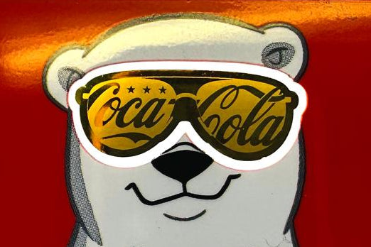 Coca Cola Gold Glasses, 1/1000 oz, .999 Fine Gold